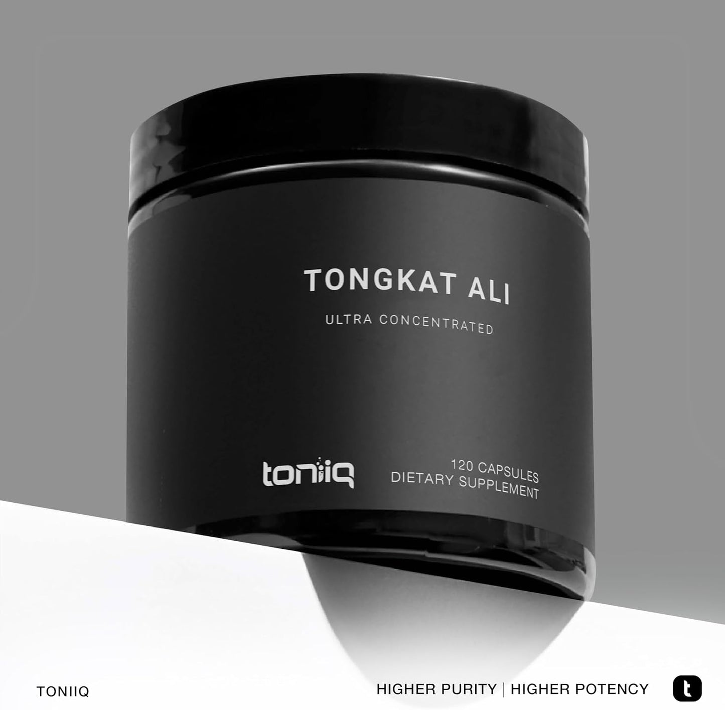Toniiq Tongkat Ali 200:1 Extract - High Potency Longjack Root Capsules - 2% Eurycomanone - Extra Strength Formula - 120 Count