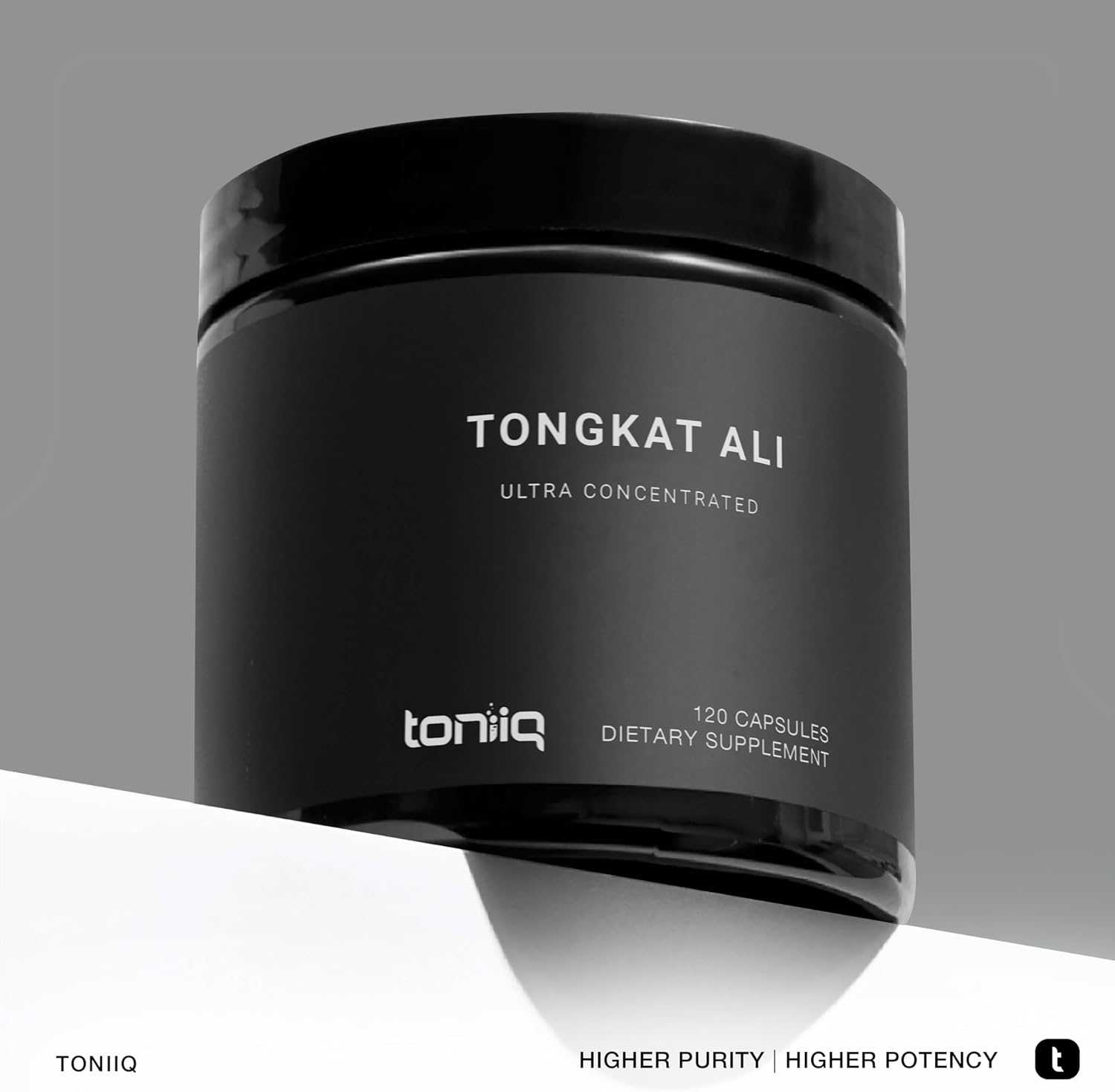 Toniiq Tongkat Ali 200:1 Extract - High Potency Longjack Root Capsules - 2% Eurycomanone - Extra Strength Formula - 120 Count