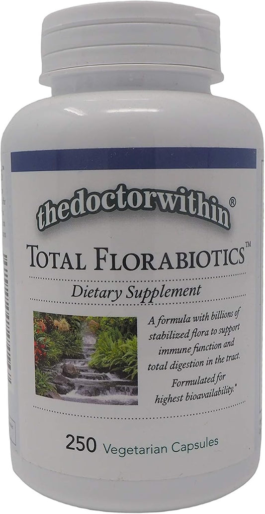 Total Florabiotics: The Doctor Within - 250 Capsules with Billions of Stabilized Flora