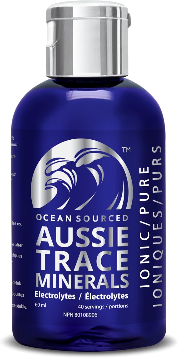 Trace Minerals Electrolyte Supplement - 2 oz Bottle - Australian Sourced - 3rd Party Tested for Purity
