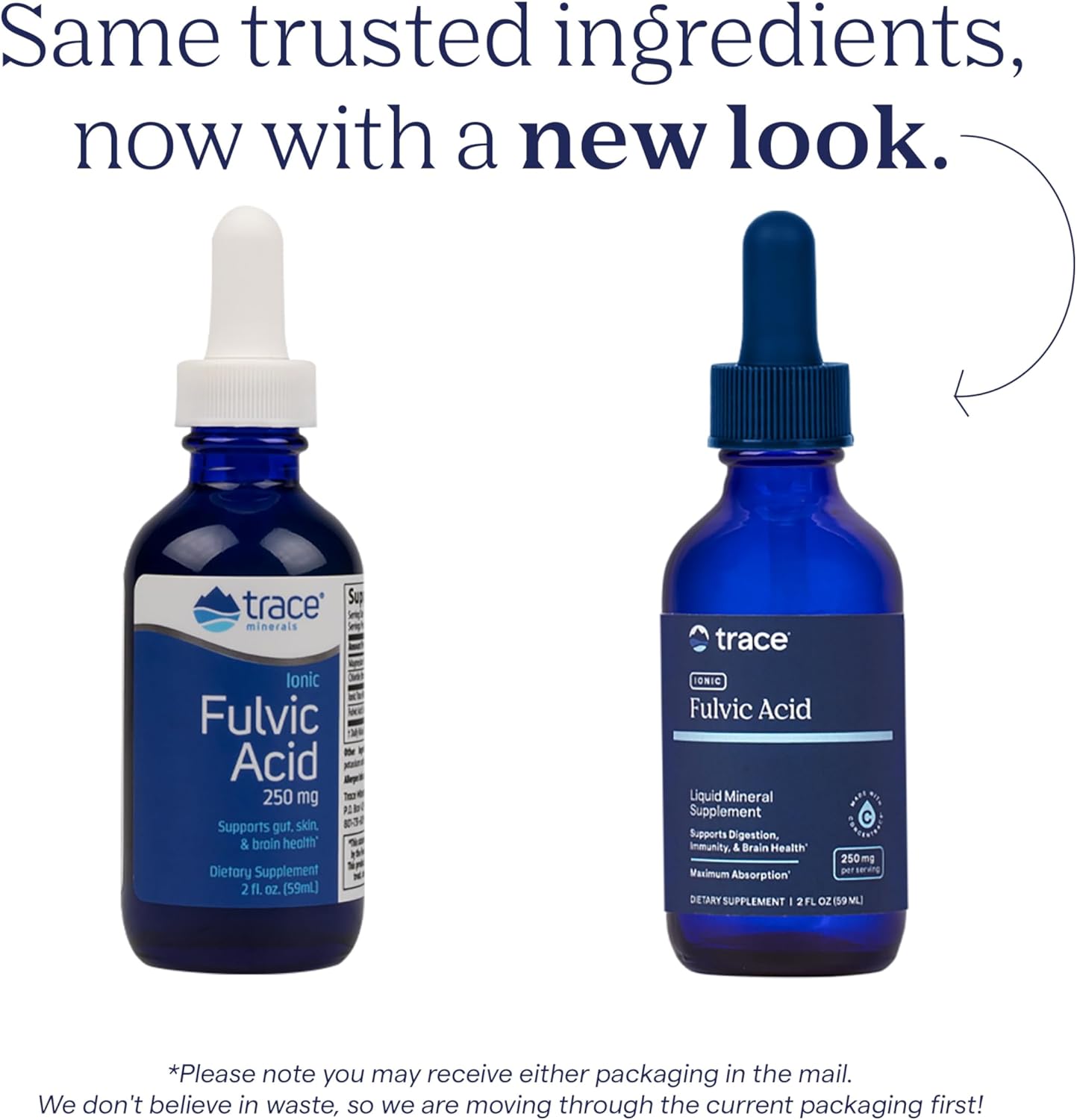 Trace Minerals Research Ionic Fulvic Acid Liquid Supplement - 250mg - Hydration & Energy Support - Muscle Endurance - Healthy Digestion - 2 fl oz