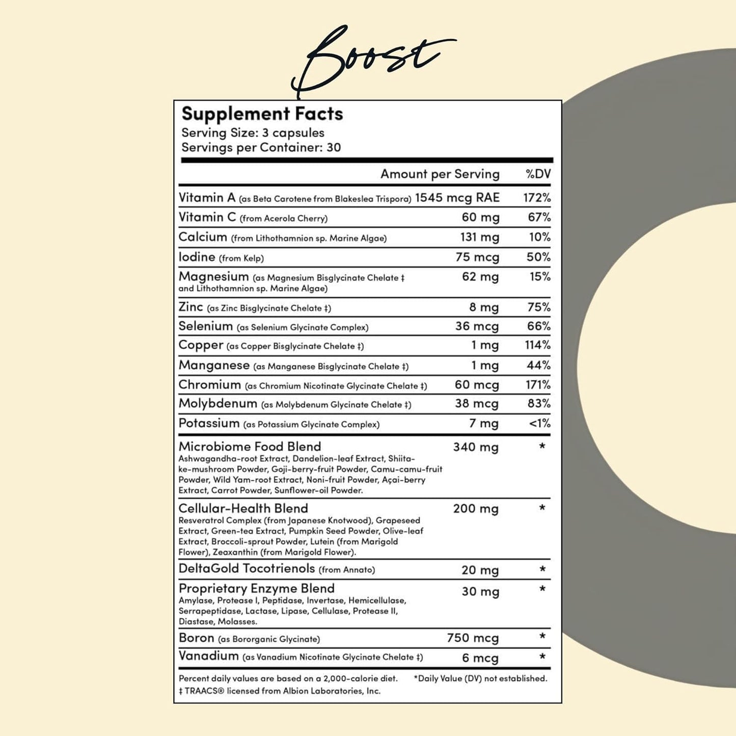 Tranont Boost Nitric Oxide Supplements for Peak Performance & Energy - L-Arginine, Antioxidants - 60 Capsules