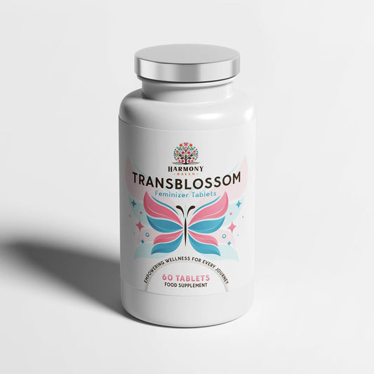TransBlossom Feminizer Pills - Hormone MTF Transformation 60 Tablets for Wellness on Every Journey
