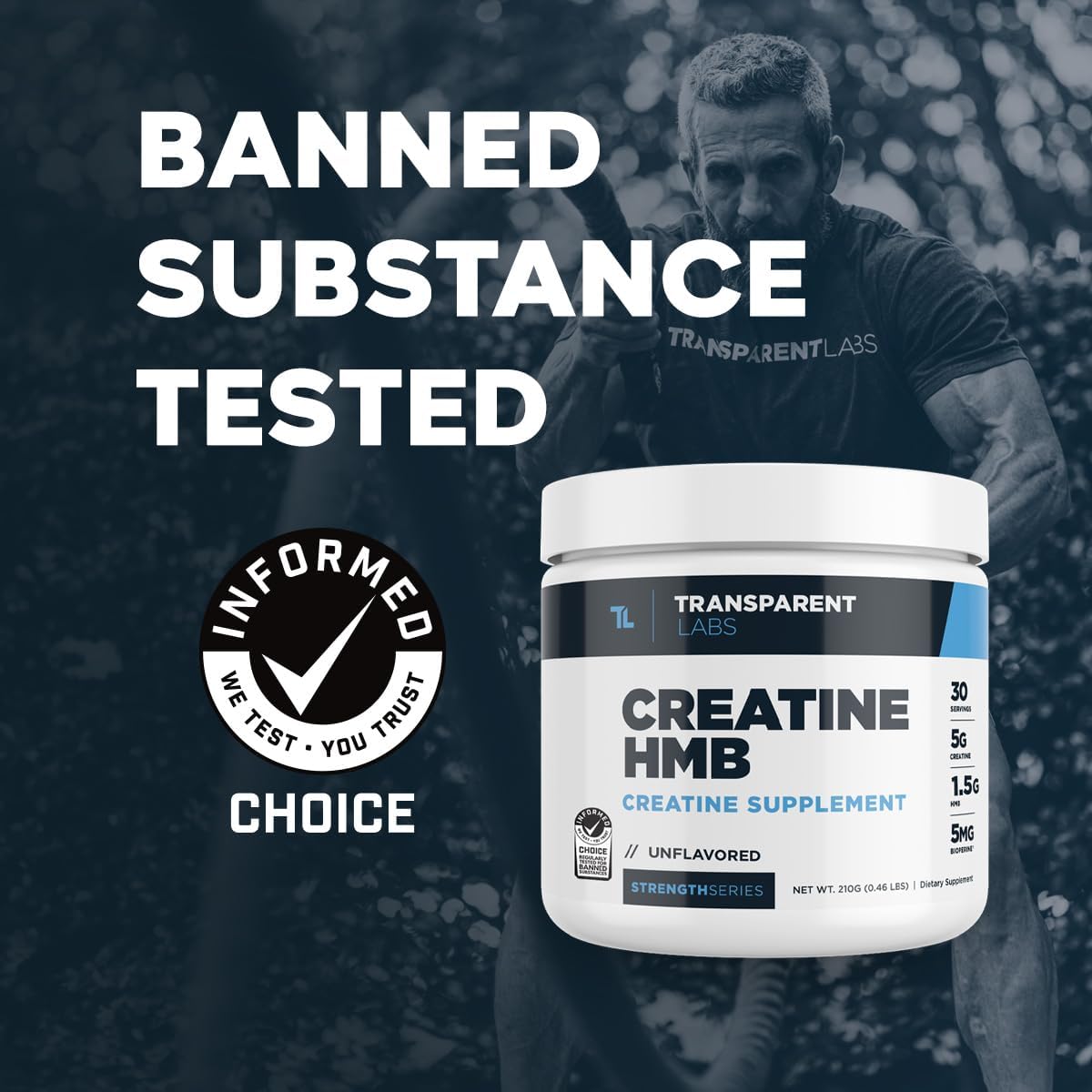 Transparent Labs Creatine HMB Powder - Muscle Growth & Strength Booster with Enhanced Energy - 30 Servings, Strawberry Lemonade