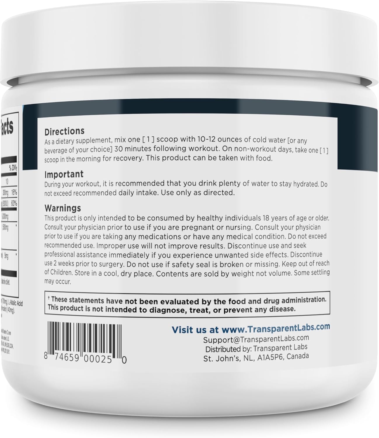 Transparent Labs Creatine HMB Powder - Muscle Growth & Strength Booster with Enhanced Energy - 30 Servings, Strawberry Lemonade