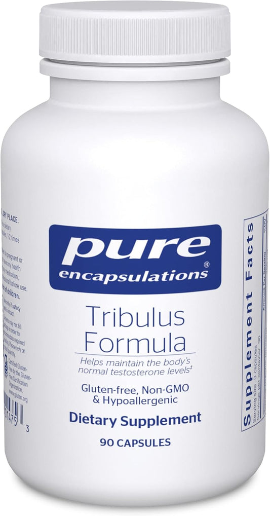 Tribulus Formula by Pure Encapsulations | Hypoallergenic Testosterone Balance Support | 90 Capsules