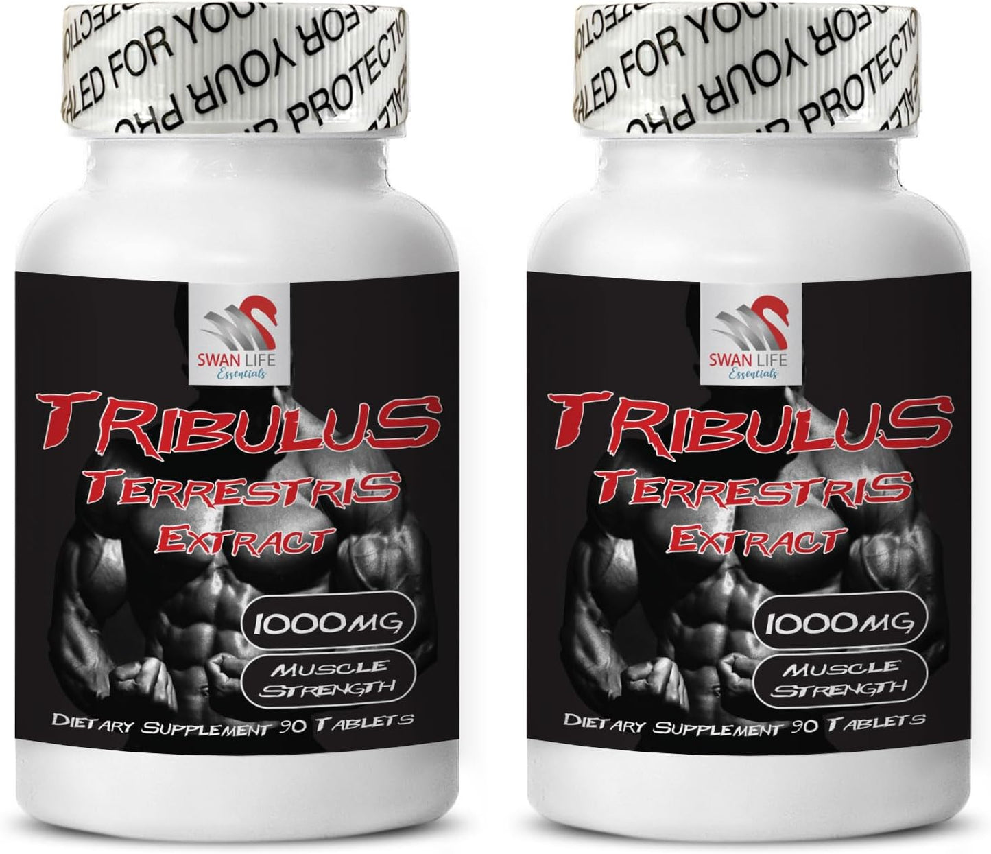 Tribulus Terrestris Extract for Enhanced Libido and Energy - Sex Drive Pills for Men and Women - 2 Bottles 180 Tablets
