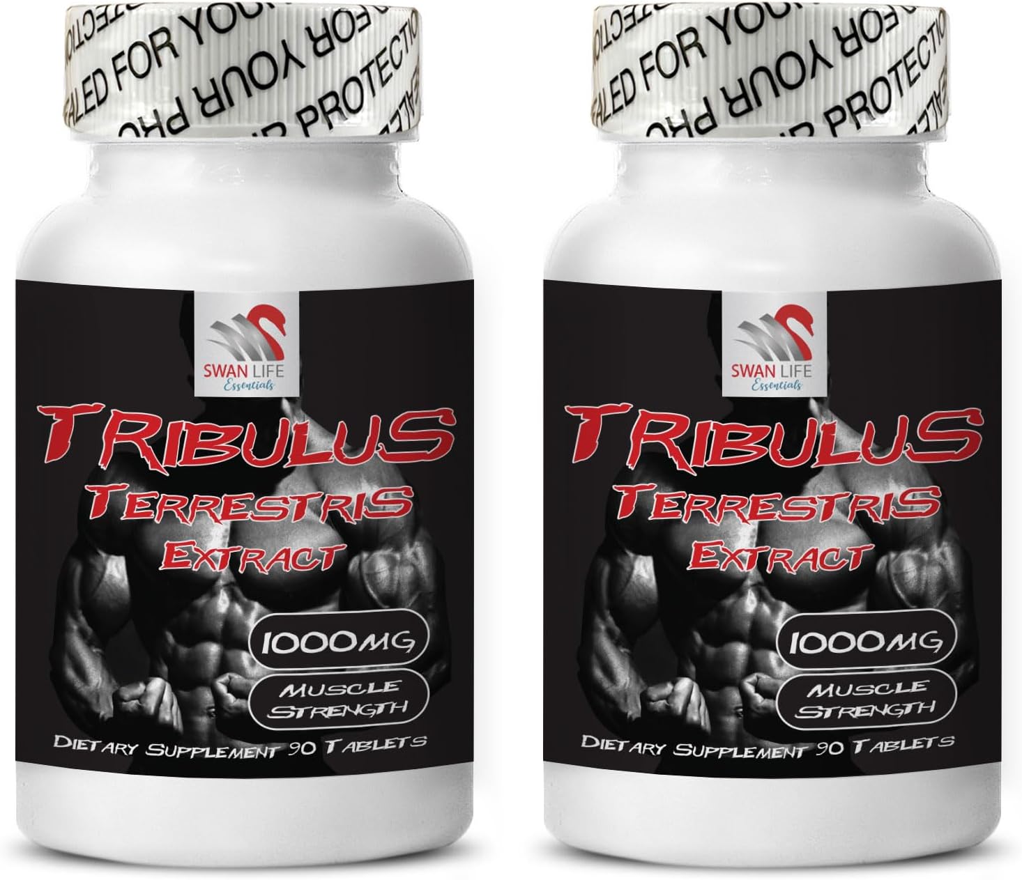 Tribulus Terrestris Extract for Enhanced Libido and Energy - Sex Drive Pills for Men and Women - 2 Bottles 180 Tablets