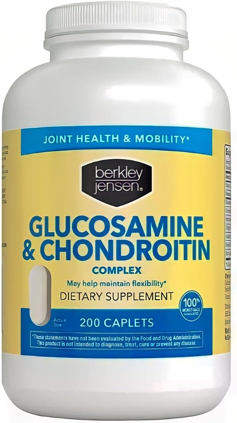 Triple Strength Glucosamine Chondroitin MSM Boswellia Complex - Joint Support Supplement - 200 Caplets