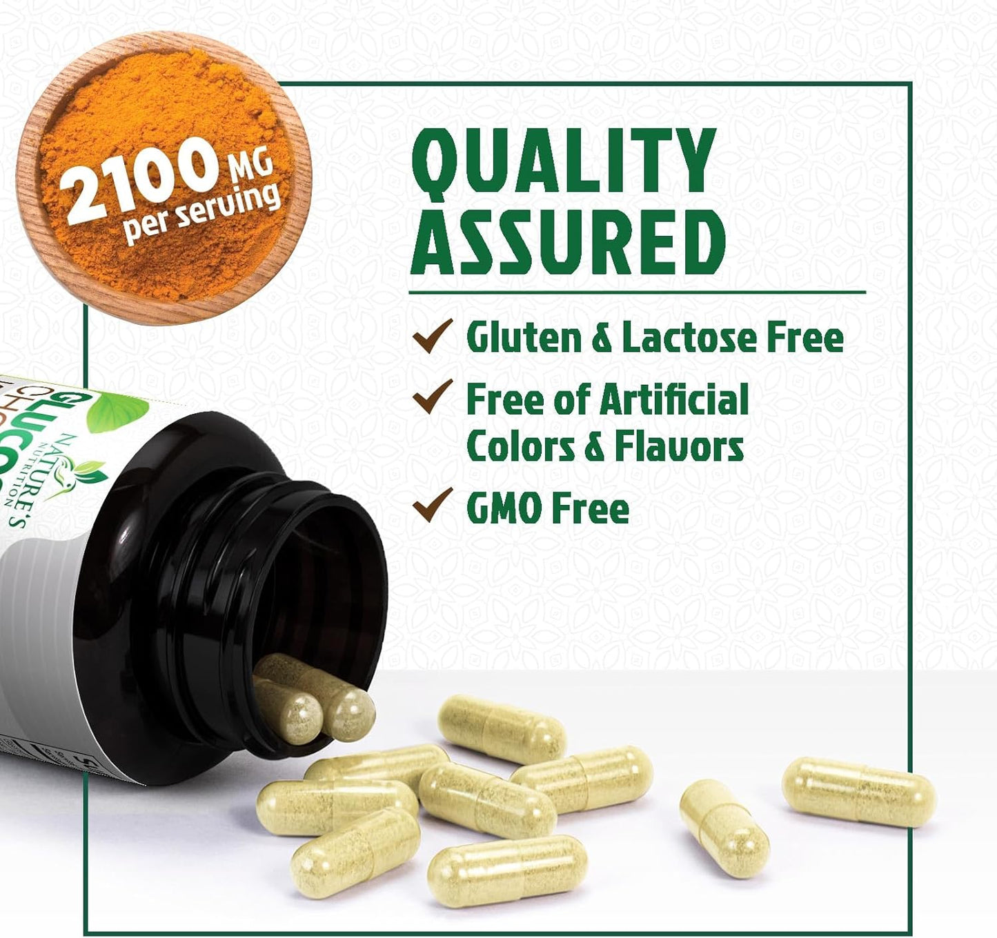 Triple Strength Glucosamine Chondroitin MSM Complex with Turmeric & Boswellia - Joint Support Supplement for Mobility & Health - 120 Capsules