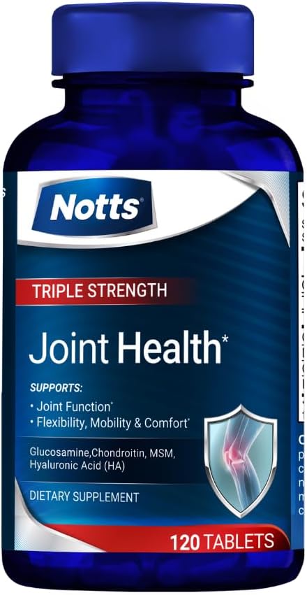 Triple Strength Joint Health Supplement with Glucosamine, Chondroitin, and MSM - 120 Tablets