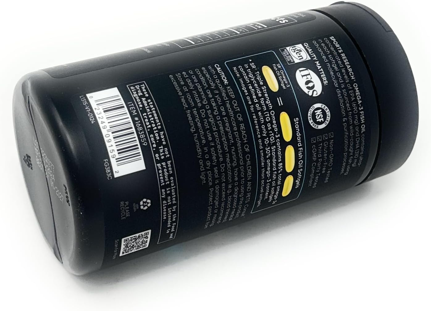 Triple Strength Omega-3 Fish Oil Softgels - 150 Count