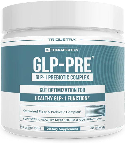 Triquetra Health GLP-Pre: Metabolic Support Fiber & Mushroom Complex - Promotes Long Term Gut Health - Clinically Validated Non-Digestible Fiber