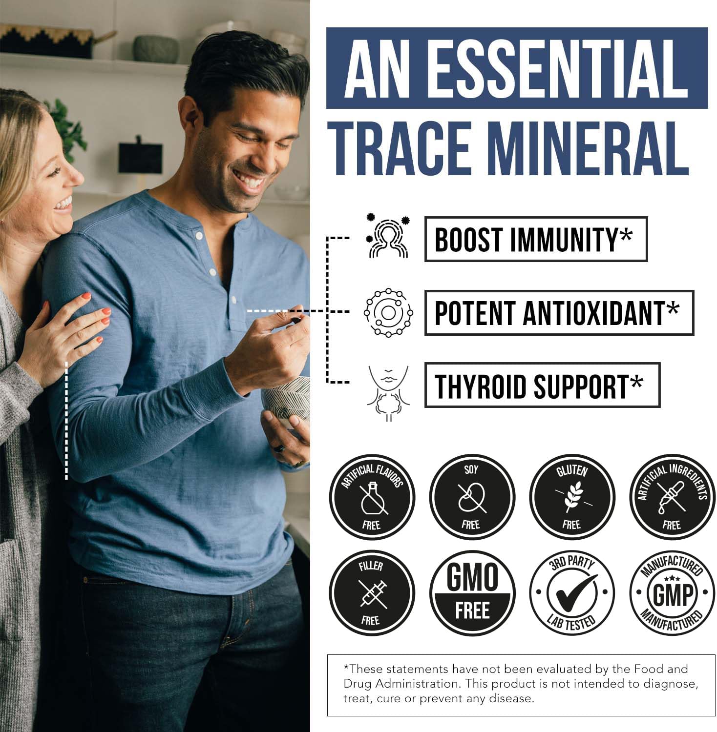 Triquetra Health Selenium Liquid Concentrate - 200 mcg, Selenomethionine, Vegan, Glass Bottle, Antioxidant - Immunity & Thyroid Support (2 oz)