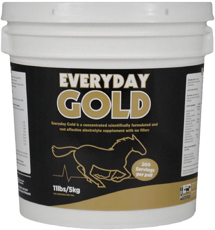 TRM Everyday Gold Electrolyte Horse Supplement for Performance and Recovery - 11 lb