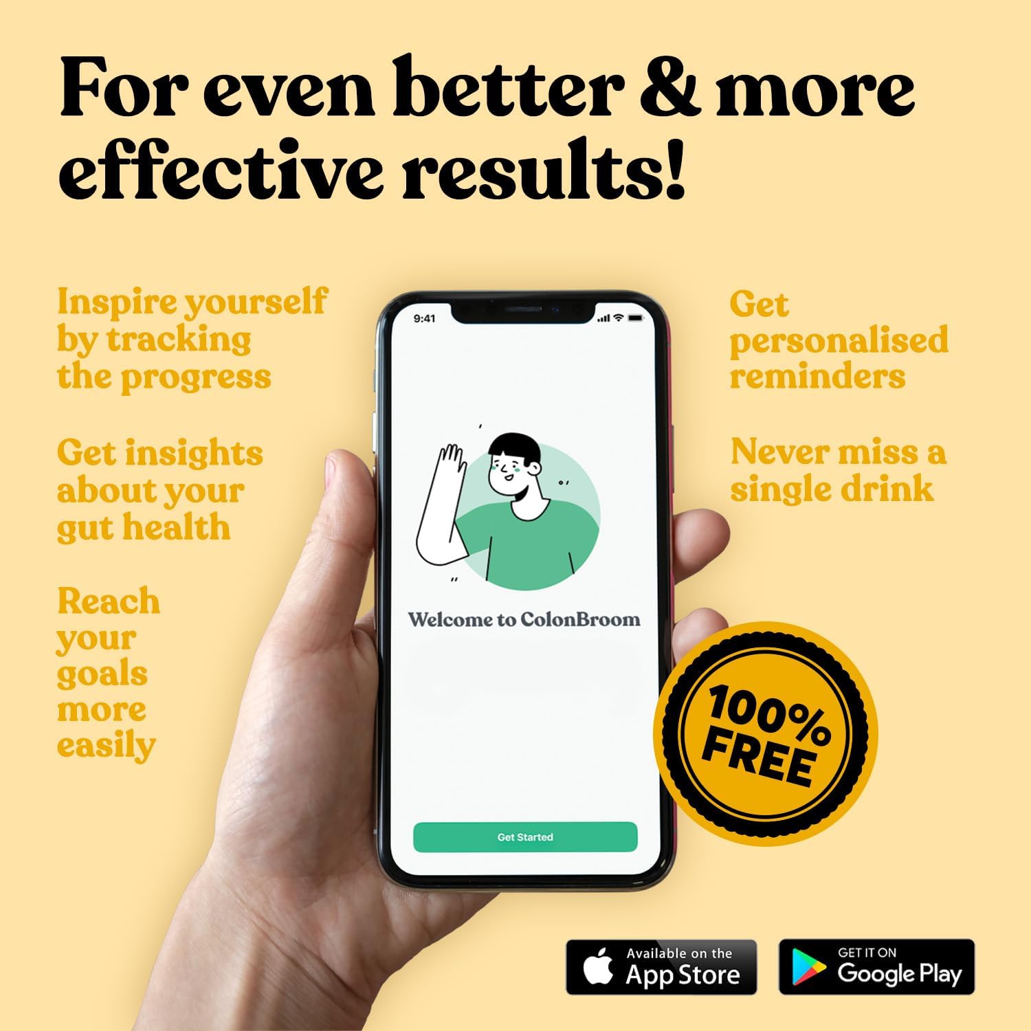 Tropical Fruits Psyllium Husk Powder with Stevia - Colon Cleanse Drink for Bloating Relief & Gut Health - Vegan Fiber Supplement