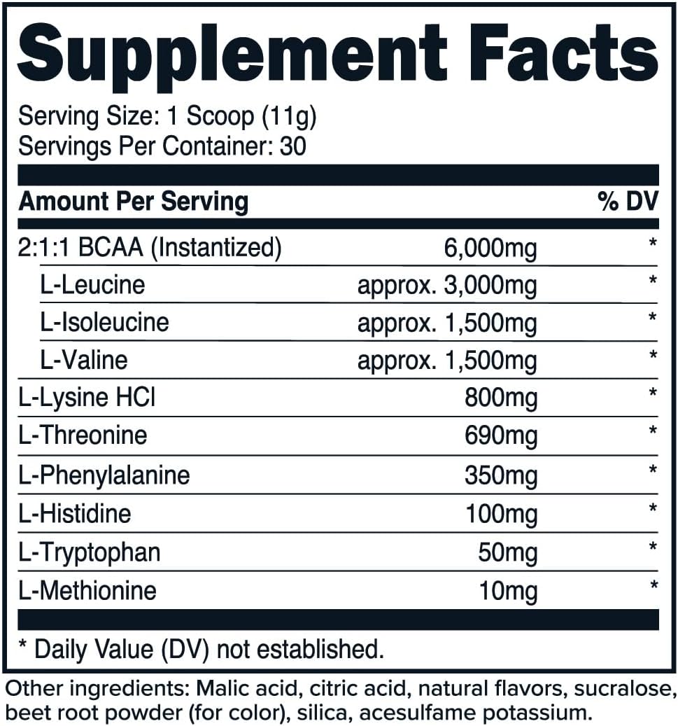 Tropical Punch EAA Powder by Primaforce - 30 Servings for Pre/Intra Workout and Recovery - Non-GMO & Gluten Free