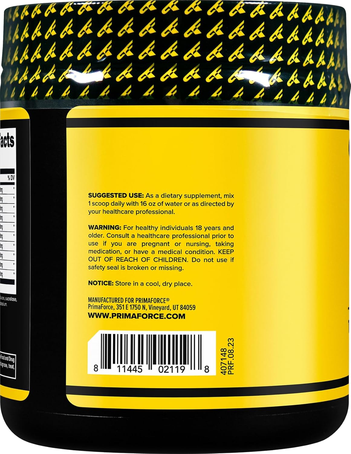 Tropical Punch EAA Powder by Primaforce - 30 Servings for Pre/Intra Workout and Recovery - Non-GMO & Gluten Free