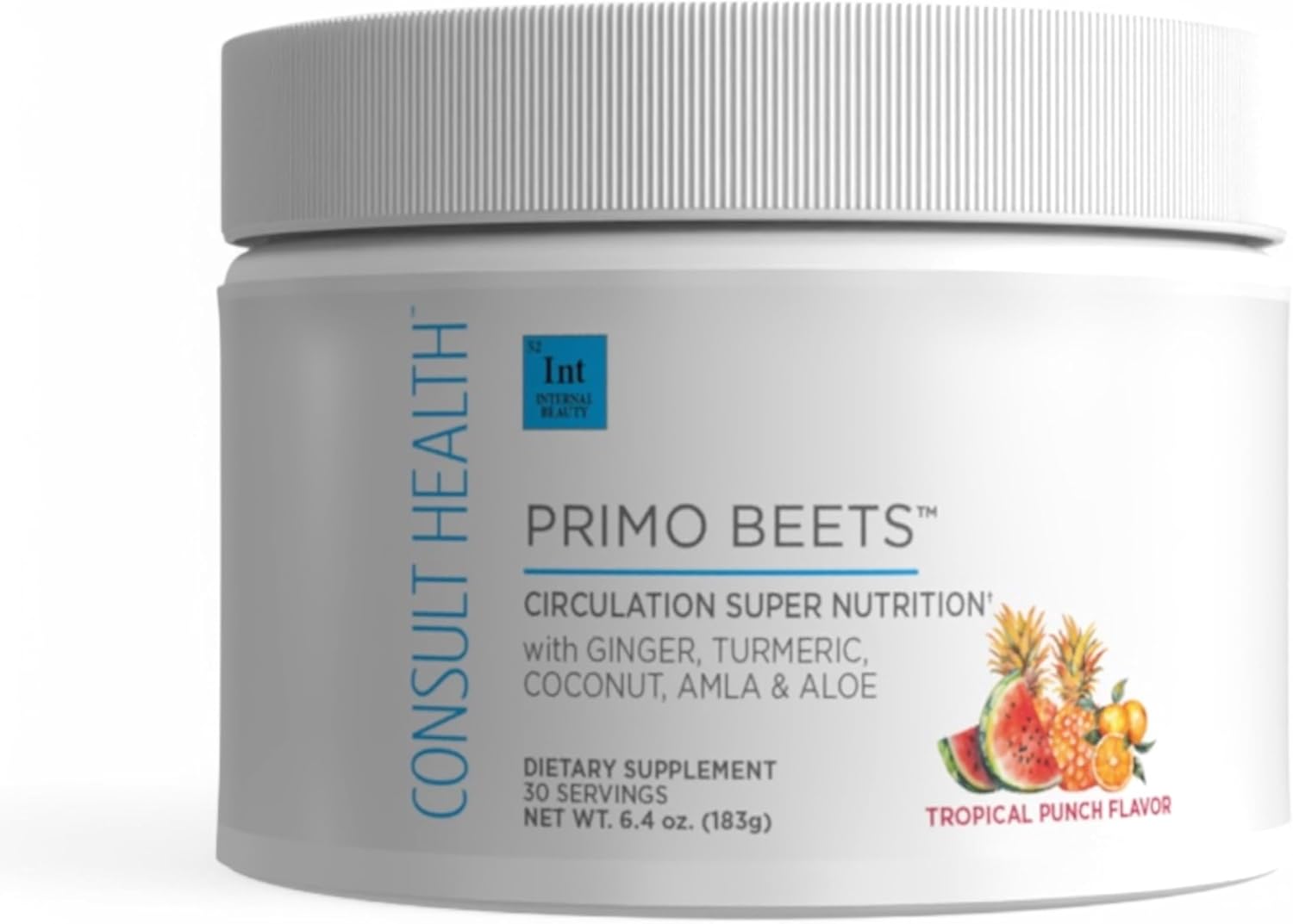 Tropical Punch Flavor Beet Root Powder Drink Mix by Consult Health - Primo Beets