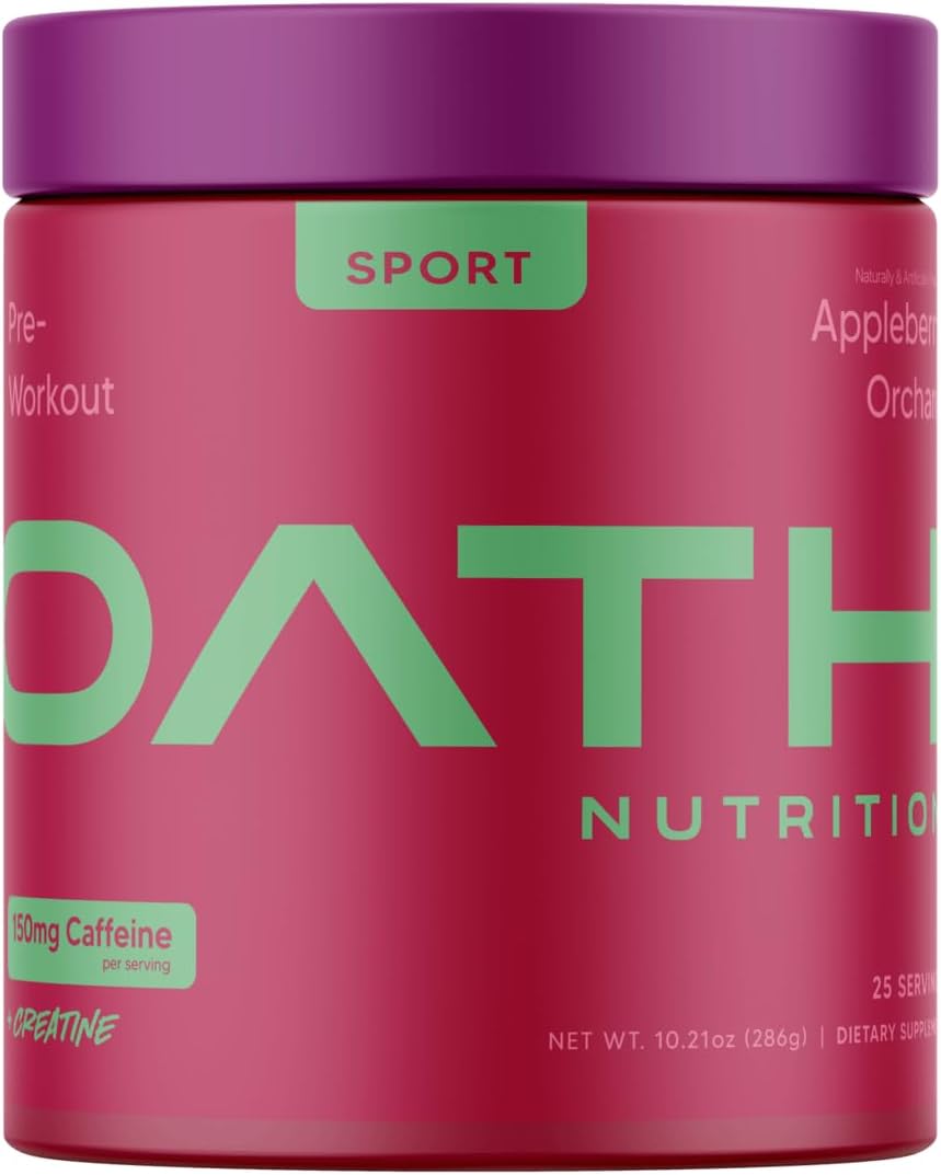 Trove Nutrition Oath Nutrition Sport Pre-Workout - Appleberry Orchard Flavor - 25 Servings