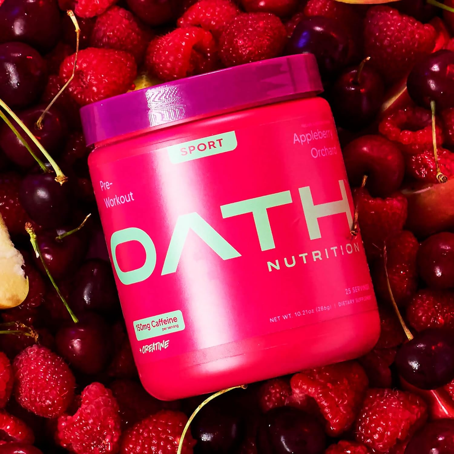Trove Nutrition Oath Nutrition Sport Pre-Workout - Appleberry Orchard Flavor - 25 Servings