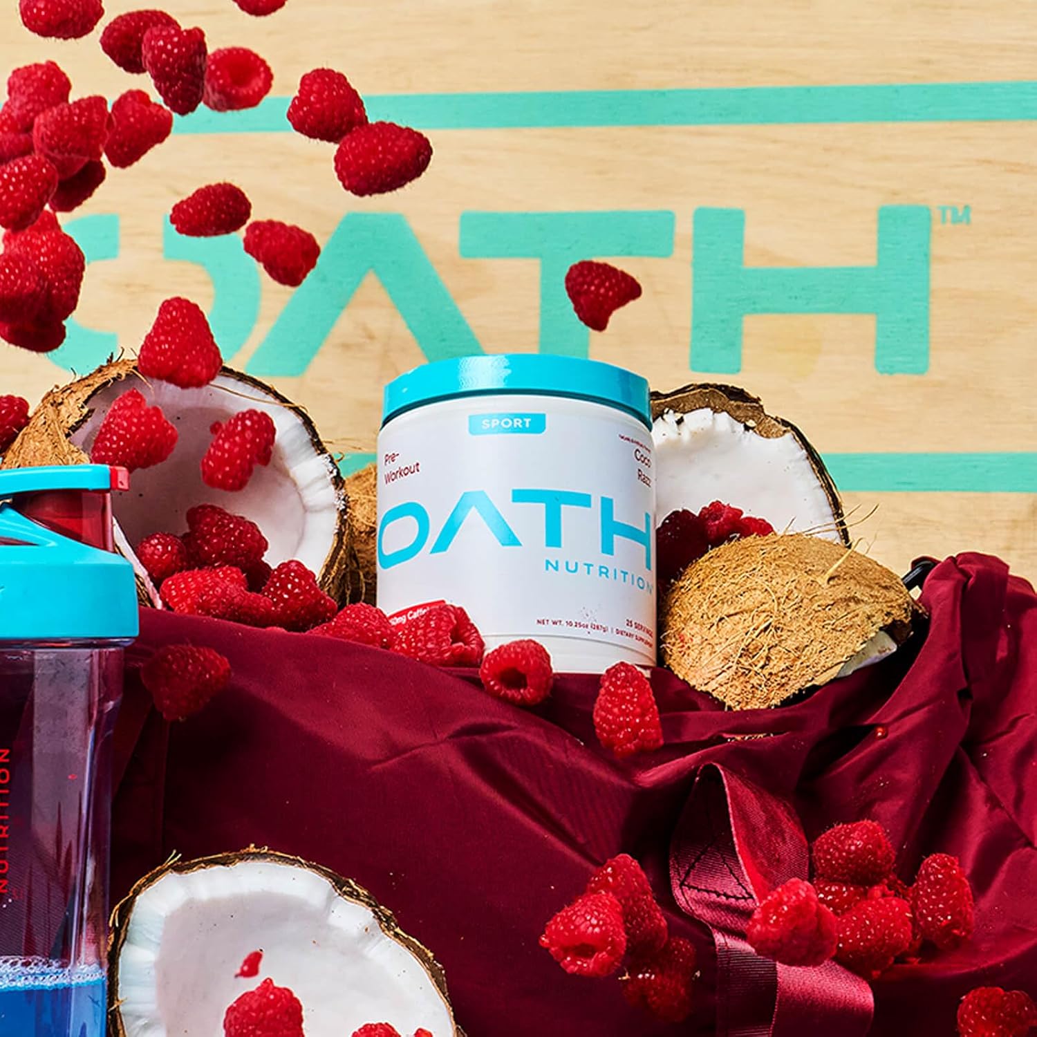 Trove Nutrition Oath Nutrition Sport Pre-Workout Stimulant with 25 Servings in Coco Razz Flavor