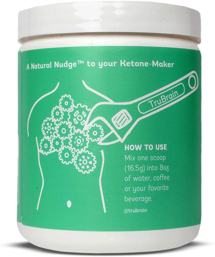 TruBrain Ketones: Ketone Ester and BHB Exogenous Ketones for Energy, Focus, and Ketosis Support - Keto Diet Supplement - Chocolate Brain Booster