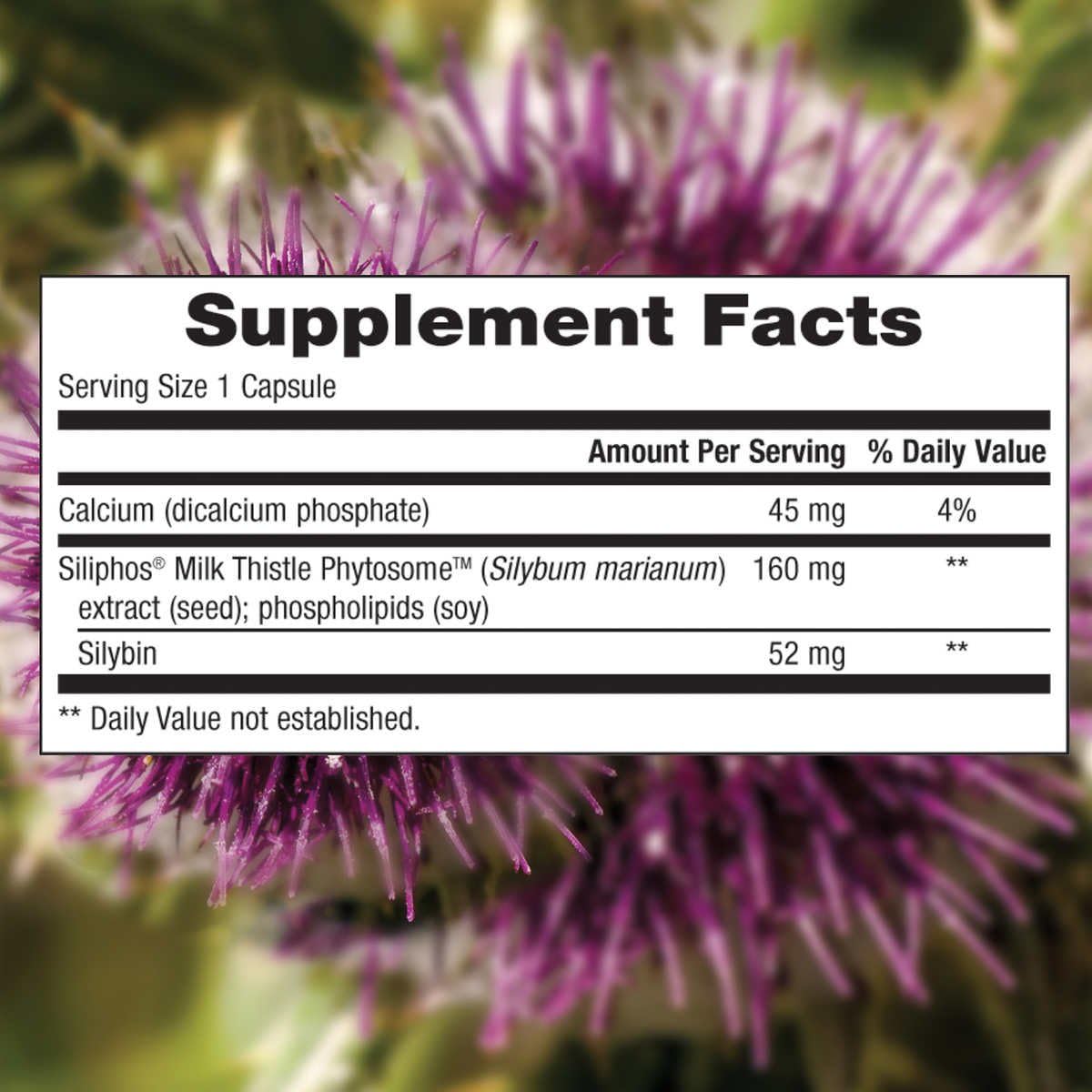 trunature Premium Milk Thistle Capsules - 160mg, 120 Vegetarian Capsules - Liver Health Support Supplement