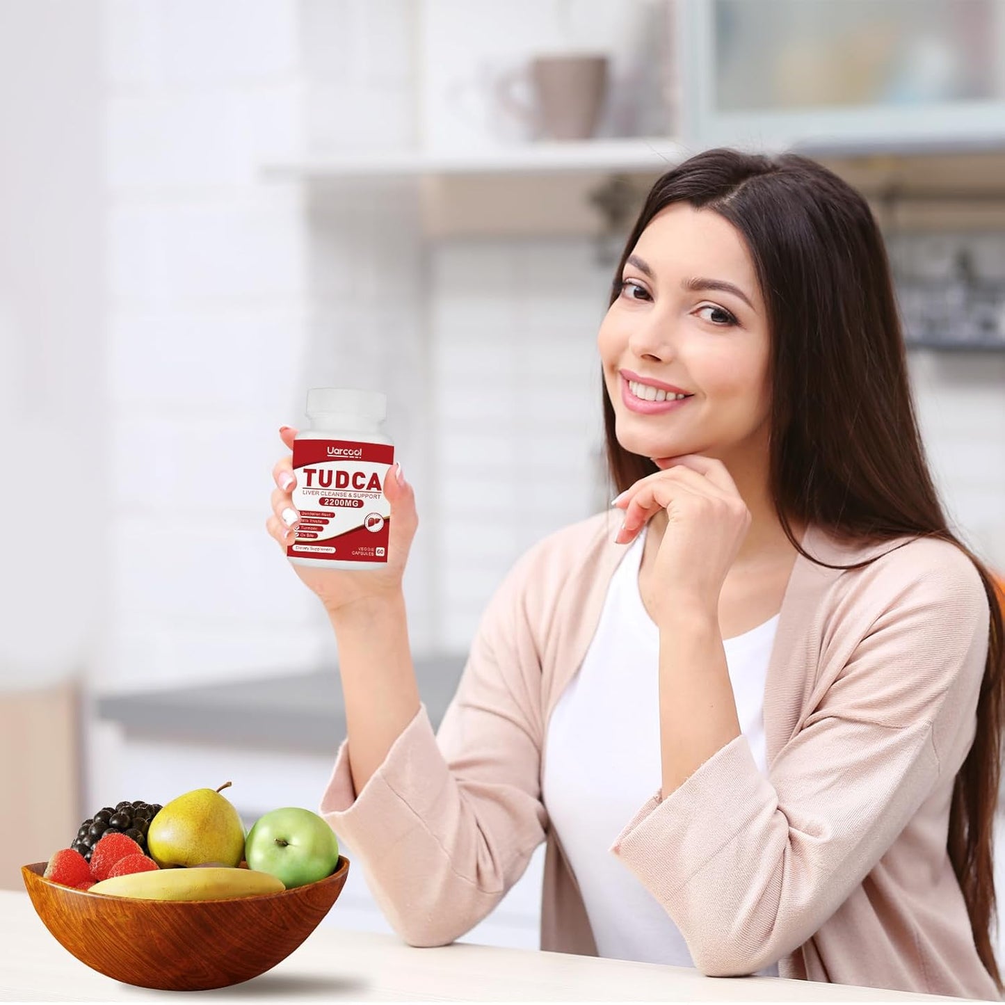 TUDCA Liver Support Supplement 2200MG with OX Bile & Digestive Enzymes - Non-GMO 60 Softgels