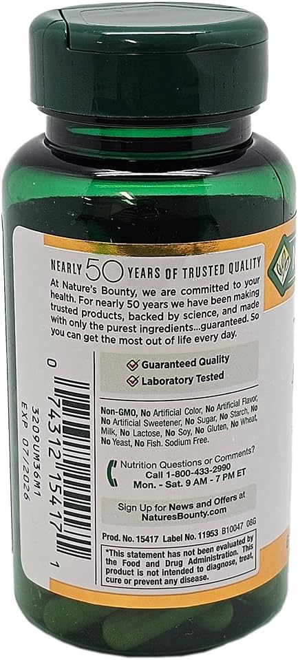 Turmeric Capsules by Nature's Bounty - 450 Mg, 60 Ct, Antioxidant Support for Health