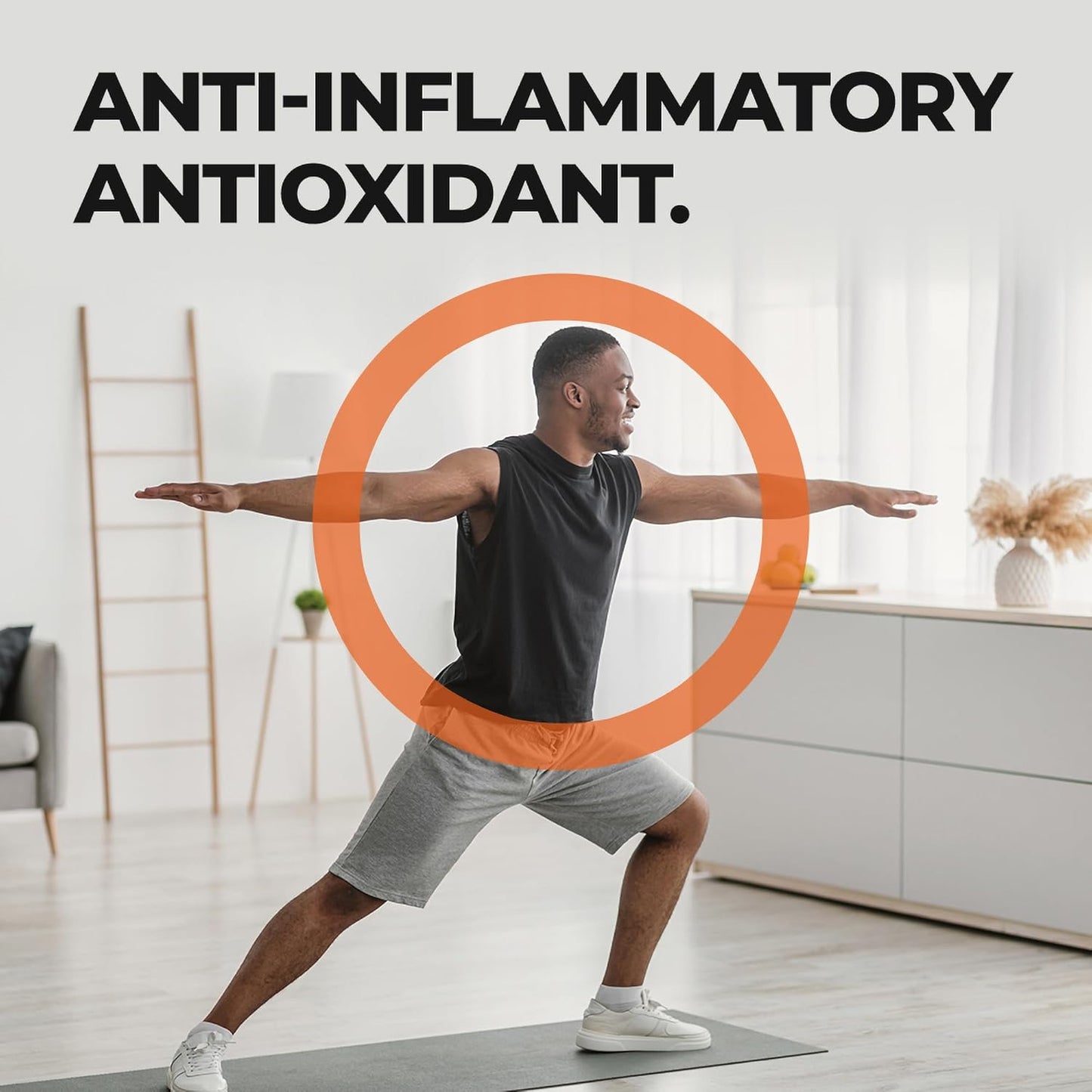 Turmeric Curcumin 1000mg with BioPerine Black Pepper Extract, 95% Curcuminoids, Antioxidant & Joint Support, Gluten-Free - 60 Capsules