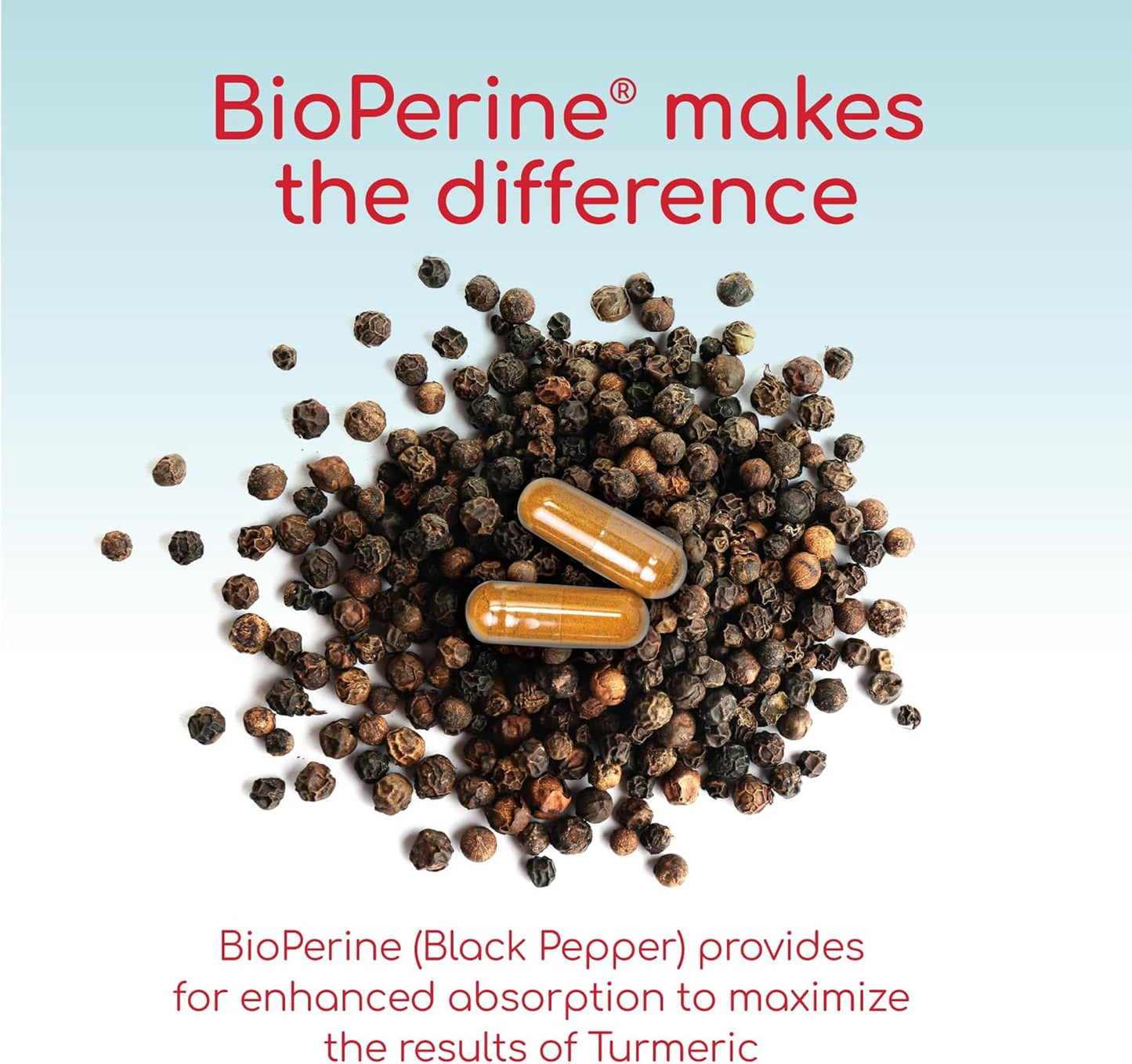 Turmeric Curcumin Capsules for Enhanced Health, 90 Count, 30-Day Supply