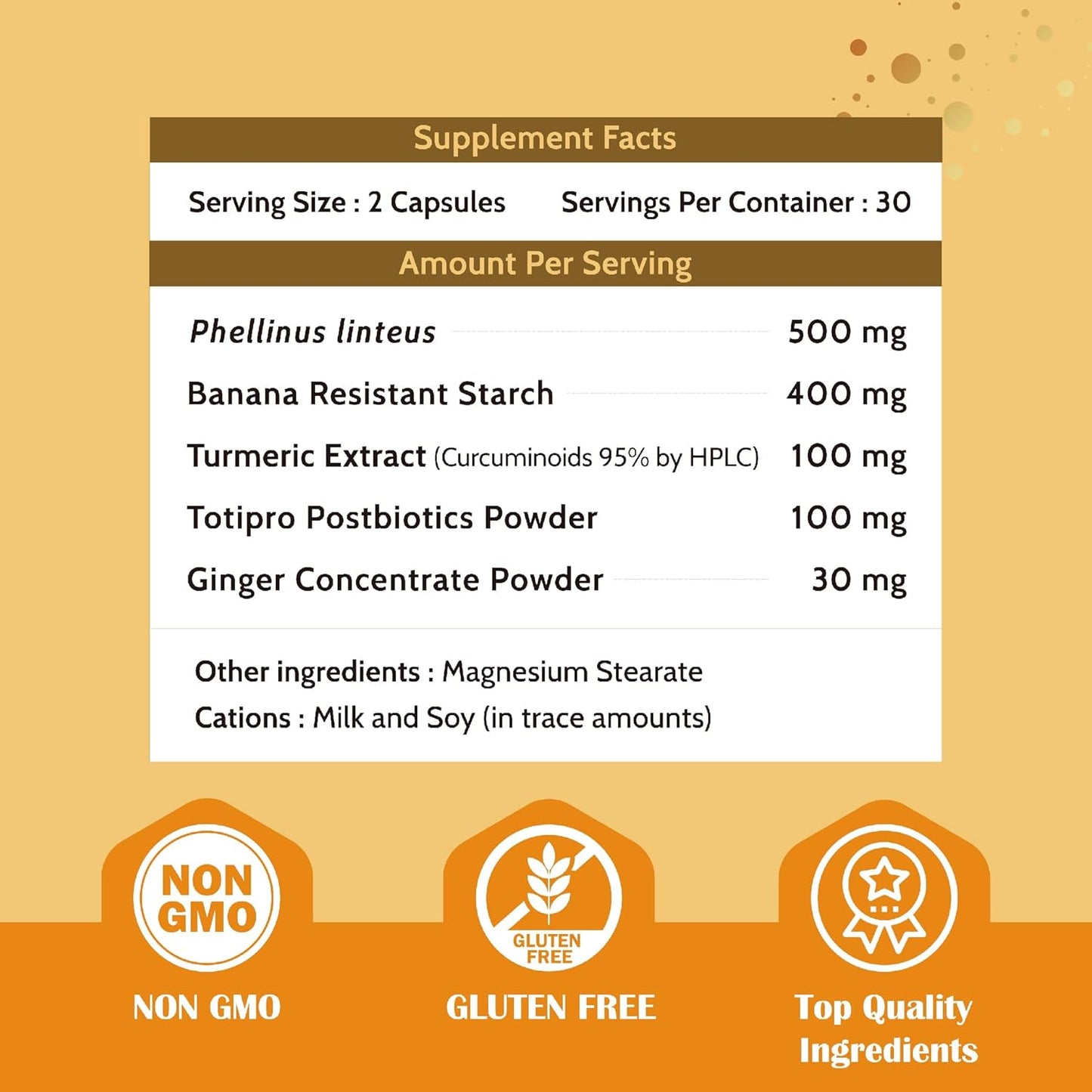Turmeric Curcumin Energy Dietary Supplement: Liver Detox & Immunity Boost | 60 Capsules by Fecula Biotech
