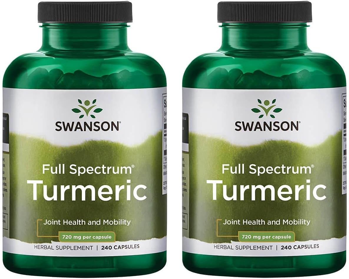 Turmeric Curcumin Supplement for Joint, Digestion, Heart, and Liver Health - Memory Support Formula - 240 Capsules