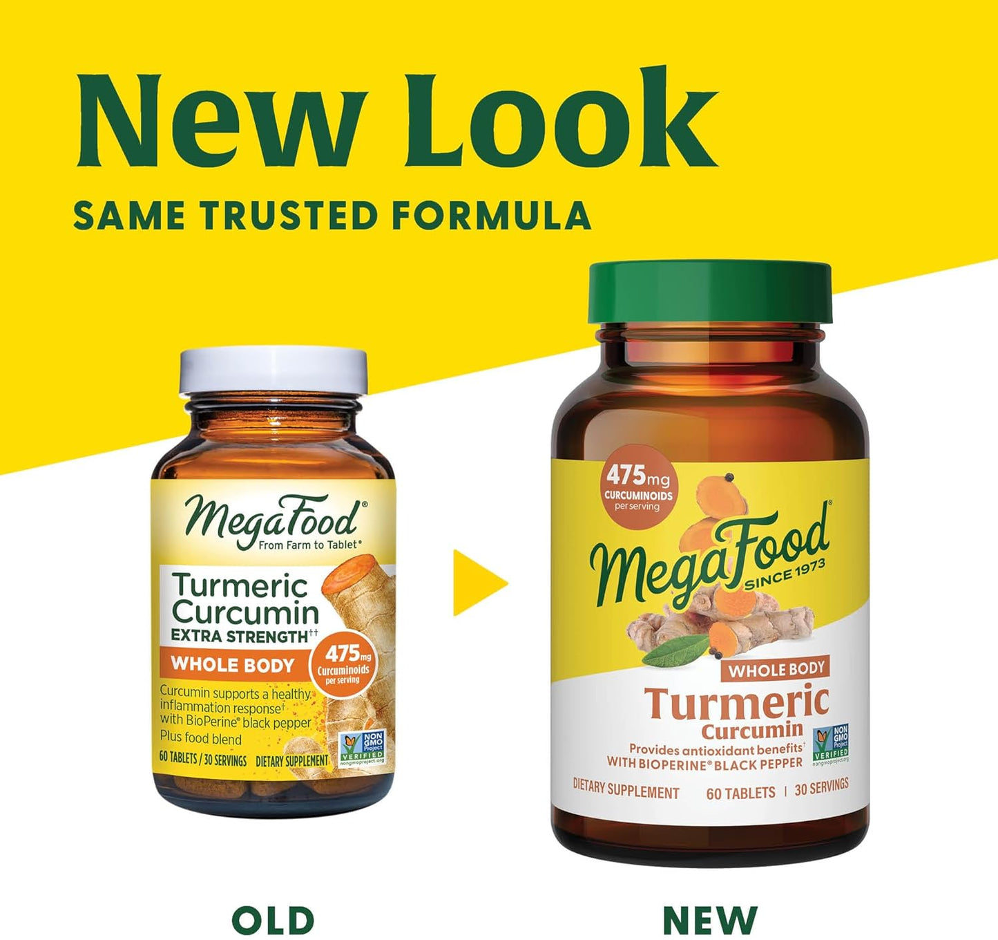 Turmeric Curcumin Supplement with Black Pepper & Vitamin C - 475mg Curcuminoids - Antioxidant & Immune Support - Vegan - 90 Tablets
