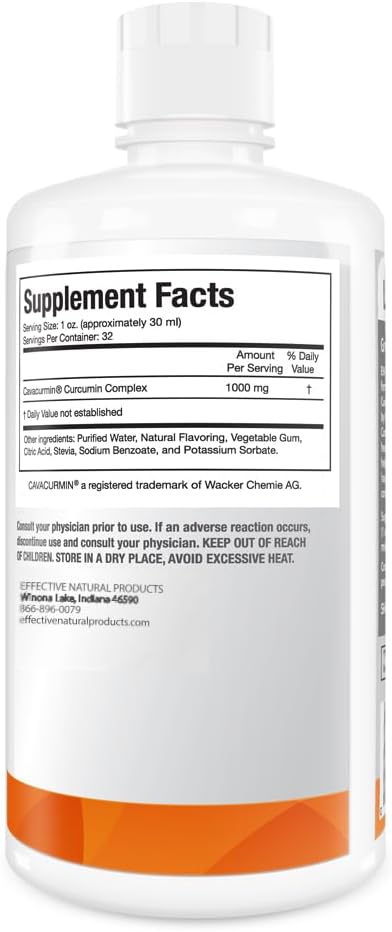 Turmeric-Derived Liquid Curcumin Supplement for Enhanced Natural Performance