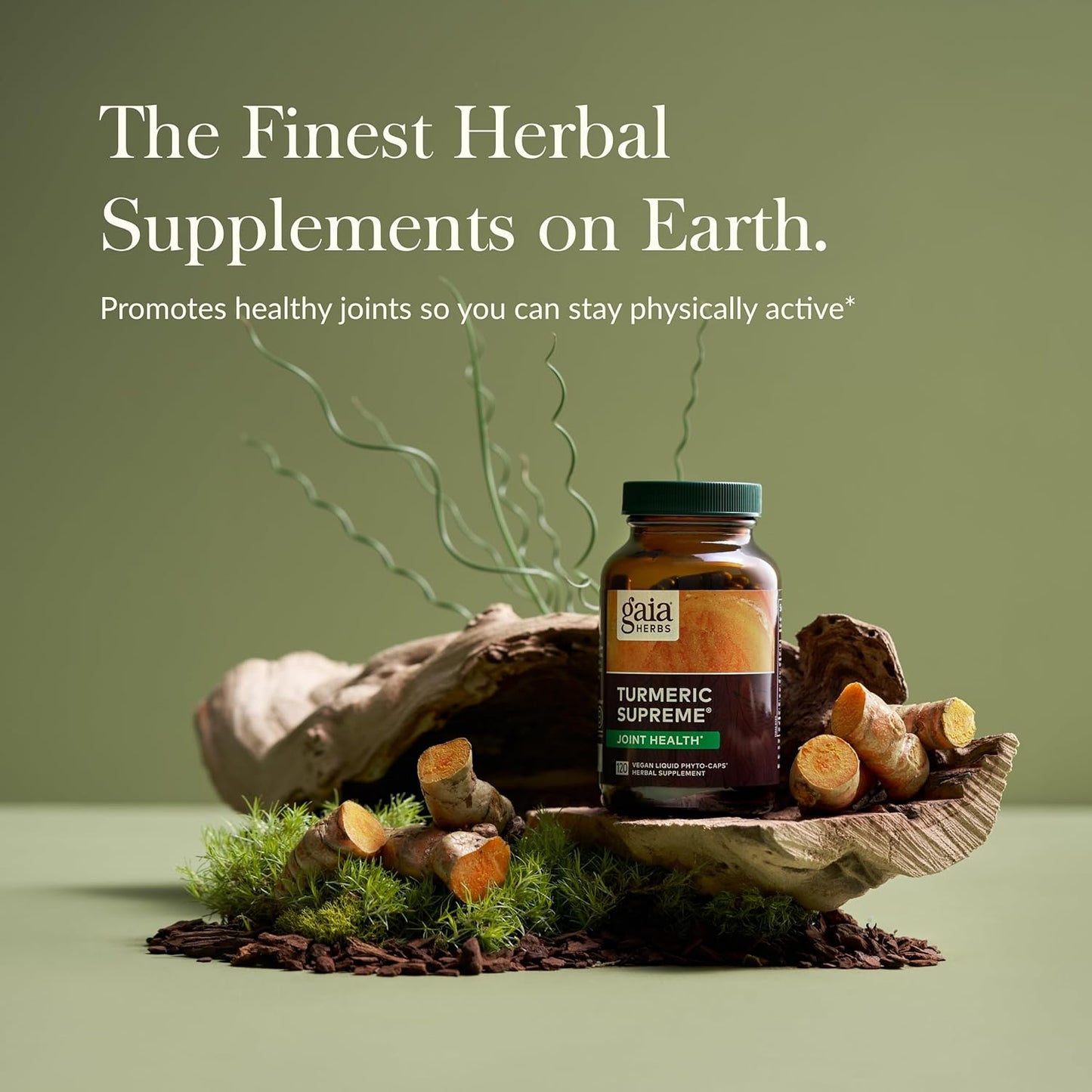 Turmeric Supreme Joint Health Supplement with Quercetin, Boswellia, Ginger Root, Black Pepper - 120 Liquid Capsules