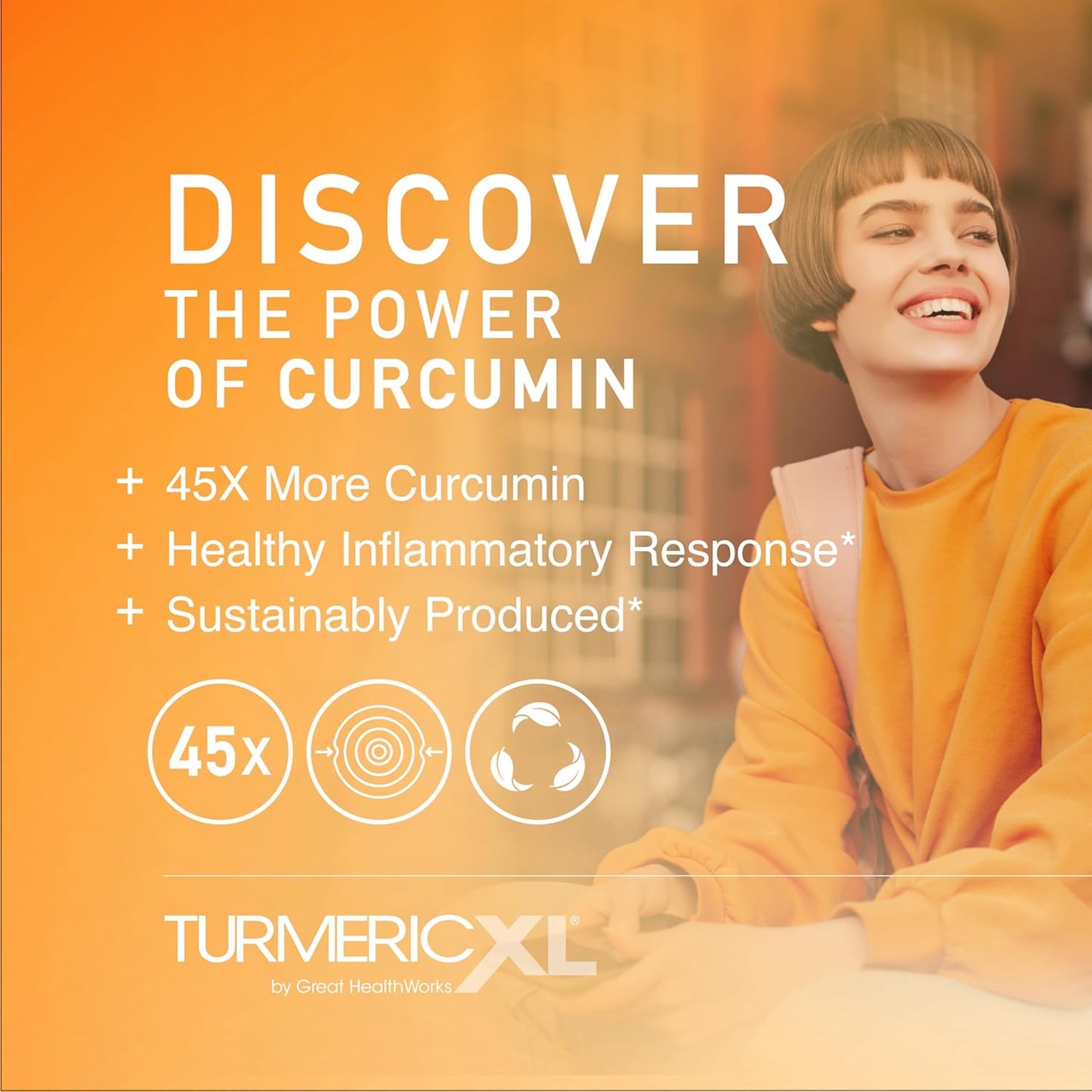 TurmericXL OmegaXL Joint Support Supplement - 250mg Turmeric Extract for Healthy Inflammatory Response - High Absorption, Gluten-Free - 30 Capsules
