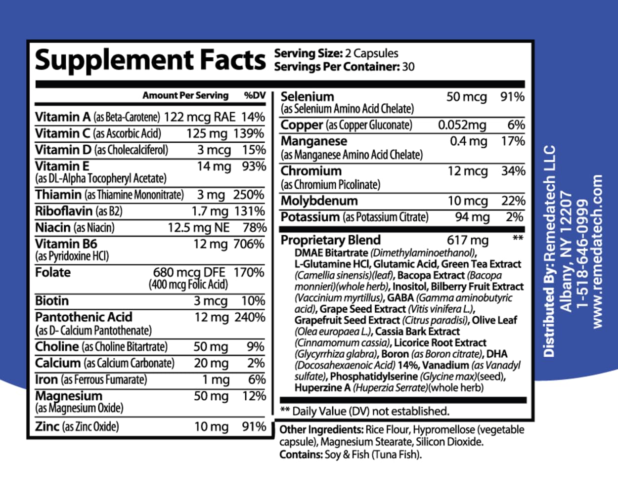 tuunio Neuromida Neuro Plus Capsules - Advanced Formula with Phosphatidylserine, B Vitamins for Brain & Cognitive Support, Energy, Metabolism, Heart Health - 60 Count