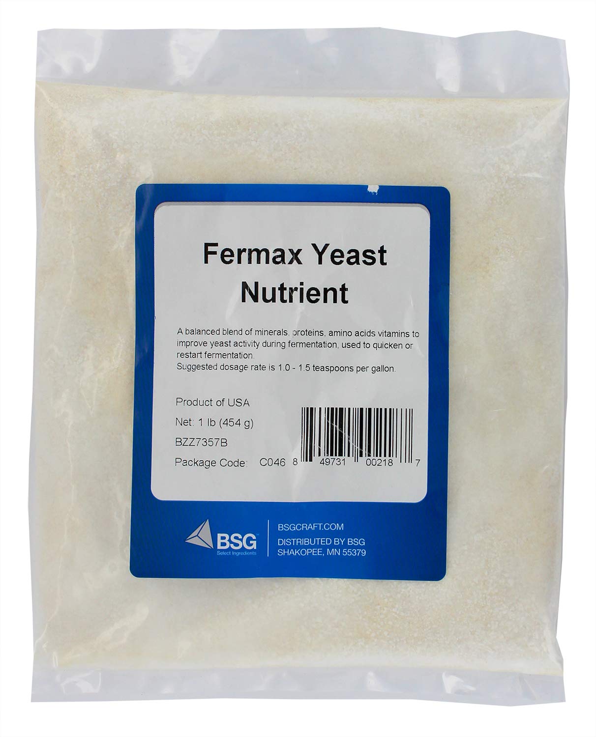 Two Pack of BSG Fermax Yeast Nutrient, 1lb - Improve Yeast Health and Fermentation Speed