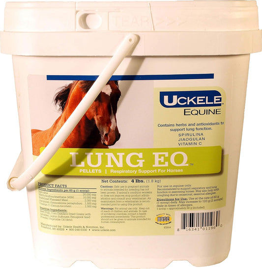 Uckele Lung EQ Equine Vitamin & Mineral Supplement - 4lb - Respiratory Support for Horses