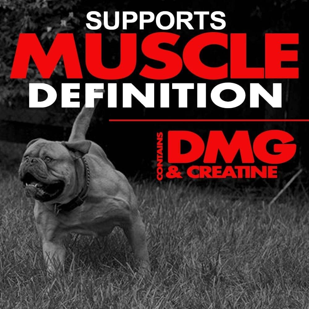 Ultimate Canine Muscle Builder - Enhances Muscle Growth, Size, Definition, and Endurance with Clinically Proven Ingredients.