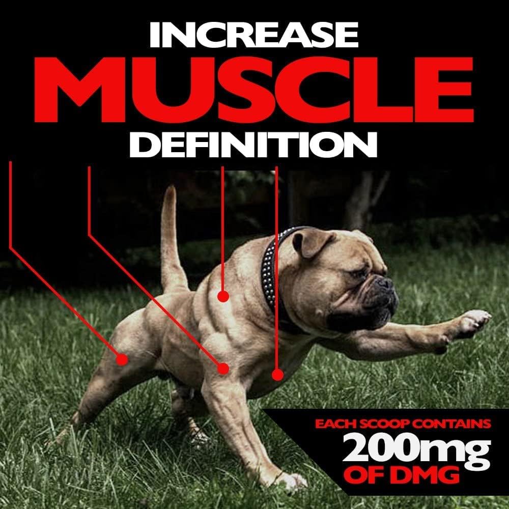 Ultimate Canine Muscle Builder - Enhances Muscle Growth, Size, Definition, and Endurance with Clinically Proven Ingredients.
