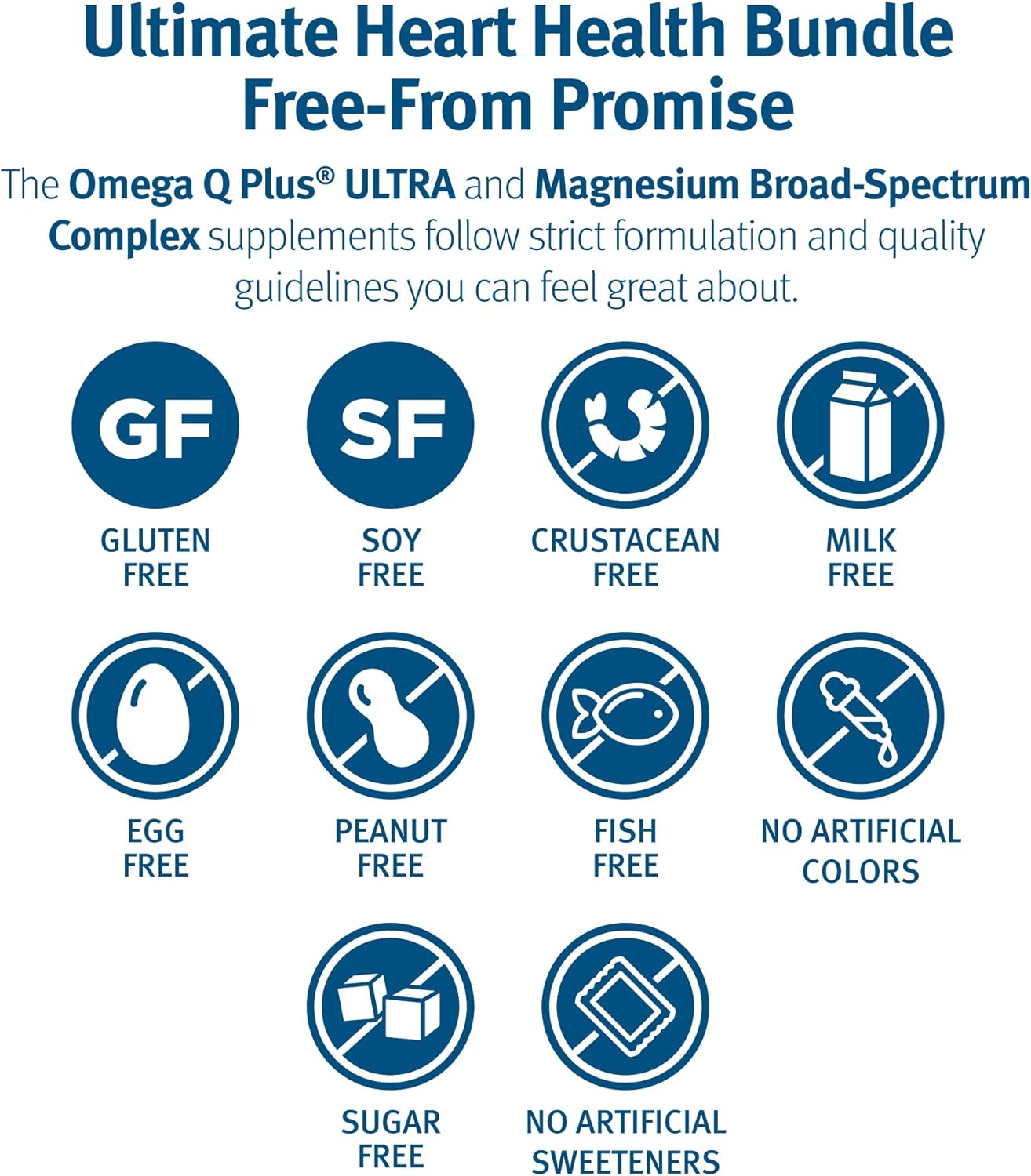 Ultimate Heart Health Bundle with Dr. Sinatra Omega Q Plus Ultra, CoQ10, Ashwagandha, and Magnesium for Cardiovascular Support