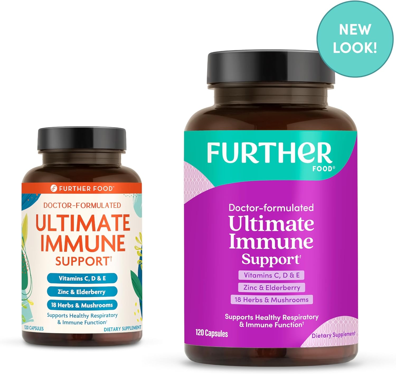 Ultimate Immune Support Multivitamin with Vitamin C, D, E, Zinc, Elderberry, and Echinacea - Natural Daily Defense & Antioxidant Boost