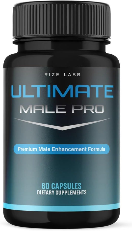 Ultimate Male Pro Capsules - All-Natural Supplement for Men's Active Lifestyle - 60 Capsules - Reviews Included