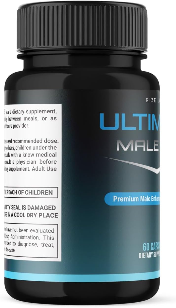 Ultimate Male Pro Capsules - All-Natural Supplement for Men's Active Lifestyle - 60 Capsules - Reviews Included