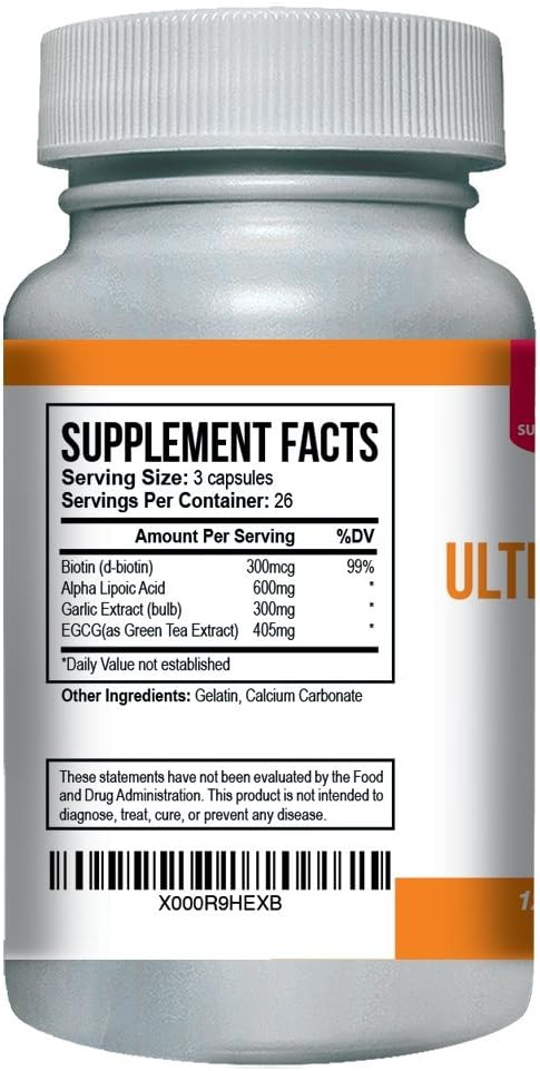 Ultimate PAGG Stack™ 4 Hour Body Supplement with Green Organics - Policosanol, Alpha Lipoic Acid, Green Tea Flavonols, Garlic Extract