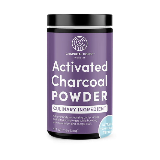 Ultra Fine Coconut Activated Charcoal Powder - Ideal for Culinary and Cosmetic Use, Smooth Texture for Smoothies, Ice Creams, and Soaps - Soft Finish, No Grit!