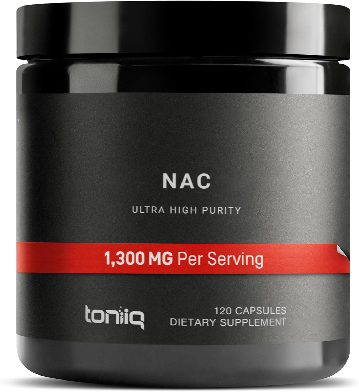 Ultra High Strength 1300mg NAC - 2 Month Supply - 98%+ Purity - Bioavailable N Acetyl Cysteine Supplement - 120 Capsules